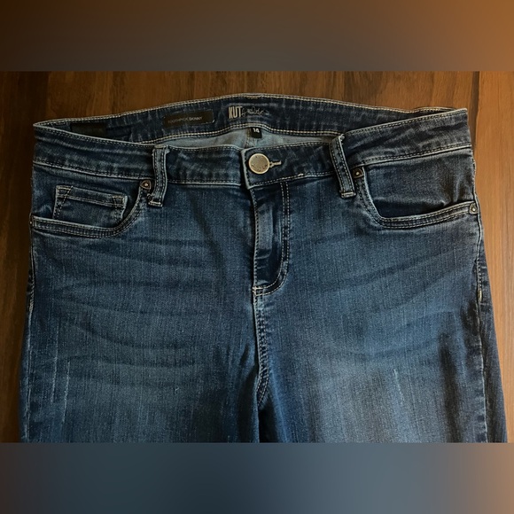 Kut from the Kloth Toothpick Skinny Jeans Sz 14 - Picture 4 of 6